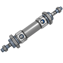 Airtac MICD Air Cushion Double Rod Mini Cylinder MICD40X160 — view 1
