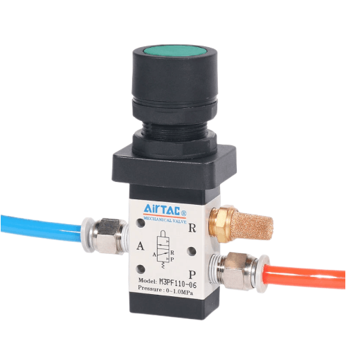 Airtac 平头按钮型机械阀-M3PF