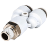 Airtac X-APX Adapter - Y-Type Threaded Tee X-APX6M20