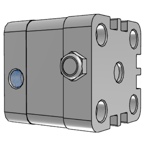 Airtac ATE Single Acting Guided Compact Cylinder ATE12X5B