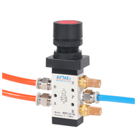Airtac 平头按钮型机械阀-M5PF