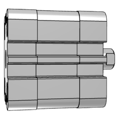 Airtac ATE Single Acting Guided Compact Cylinder ATE16X5S — view 3