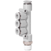 Airtac X-APKB Connector - Threaded 5 Port X-APKB6M5