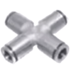 Airtac X-APZT Full Brass Cross Connector X-APZT6