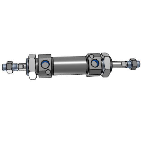 Airtac 双出带缓冲迷你气缸-MFCD