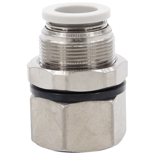 Airtac 内牙穿板直通接头-PMF