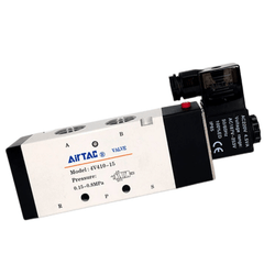 AirTAC 4V410-15F Solenoid Valve, 5/2-way, PT1/2, DC12V, terminal entry (4V41015F) — view 4